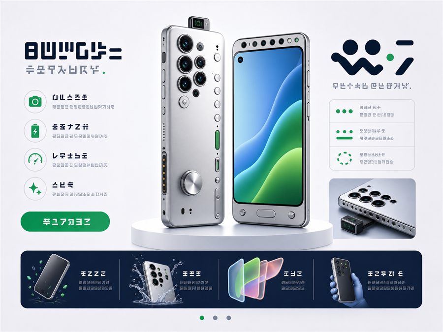 AI generated smartphone ad fail with fake text and impossible product details
