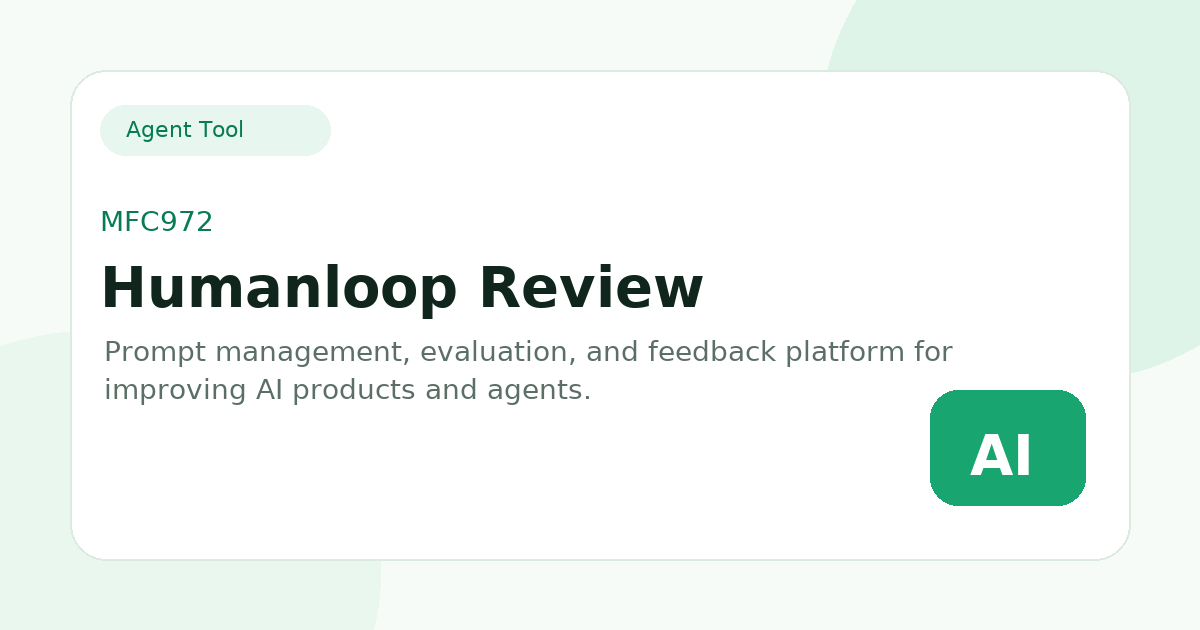 Humanloop Logo Humanloop Review, Features, Pricing and Use Cases - MFC972