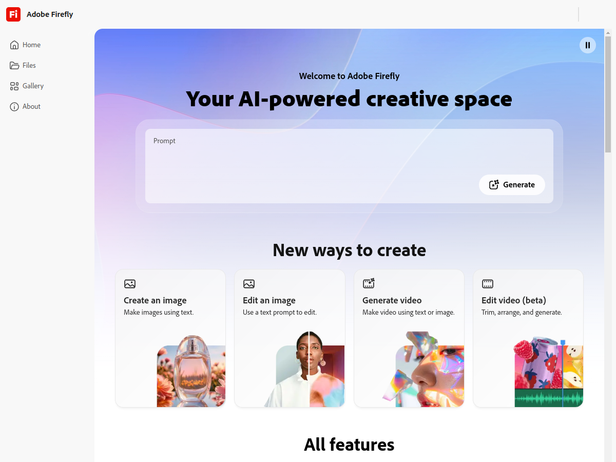 Adobe Firefly Official Preview