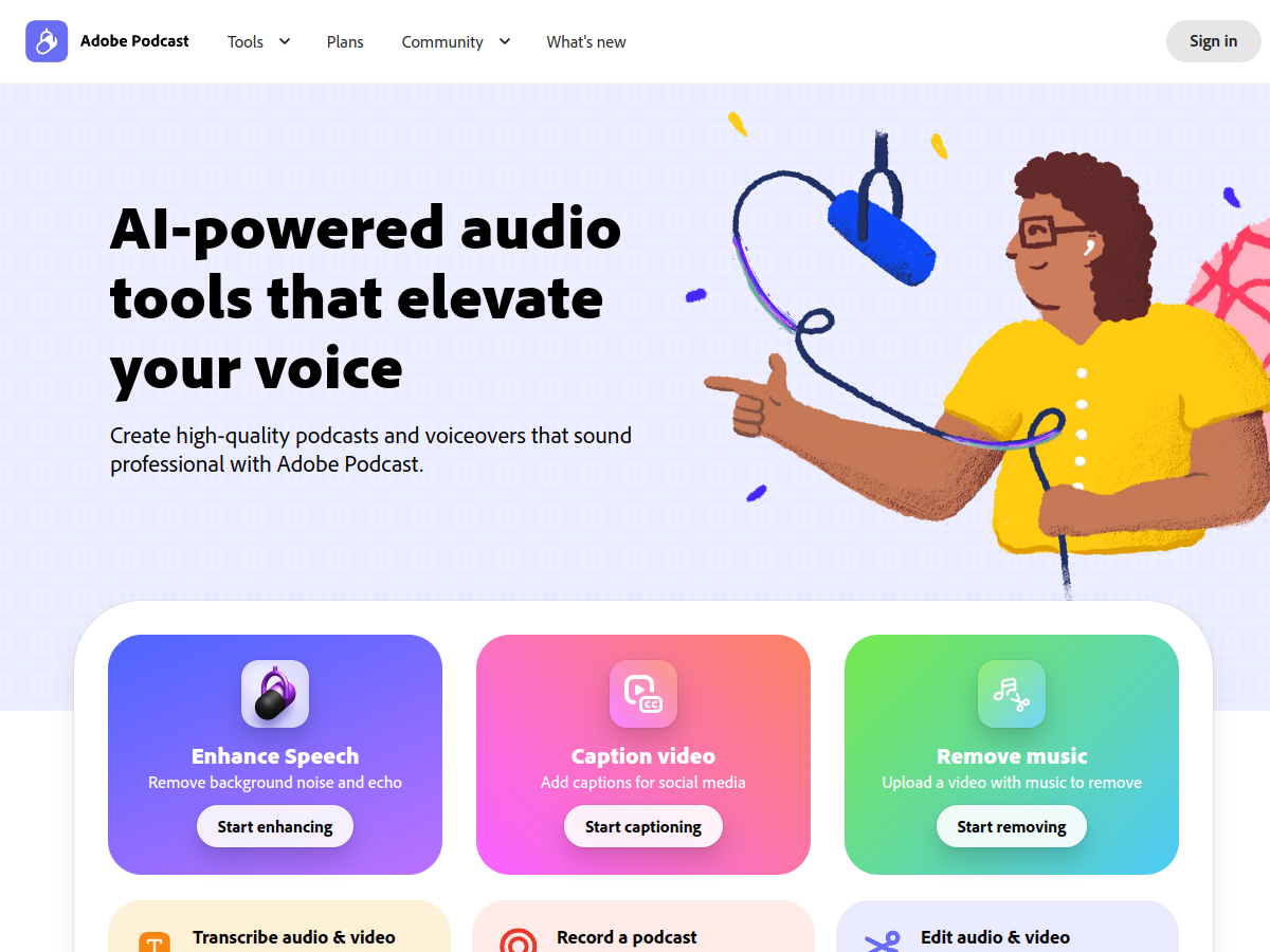 Adobe Podcast Official Preview