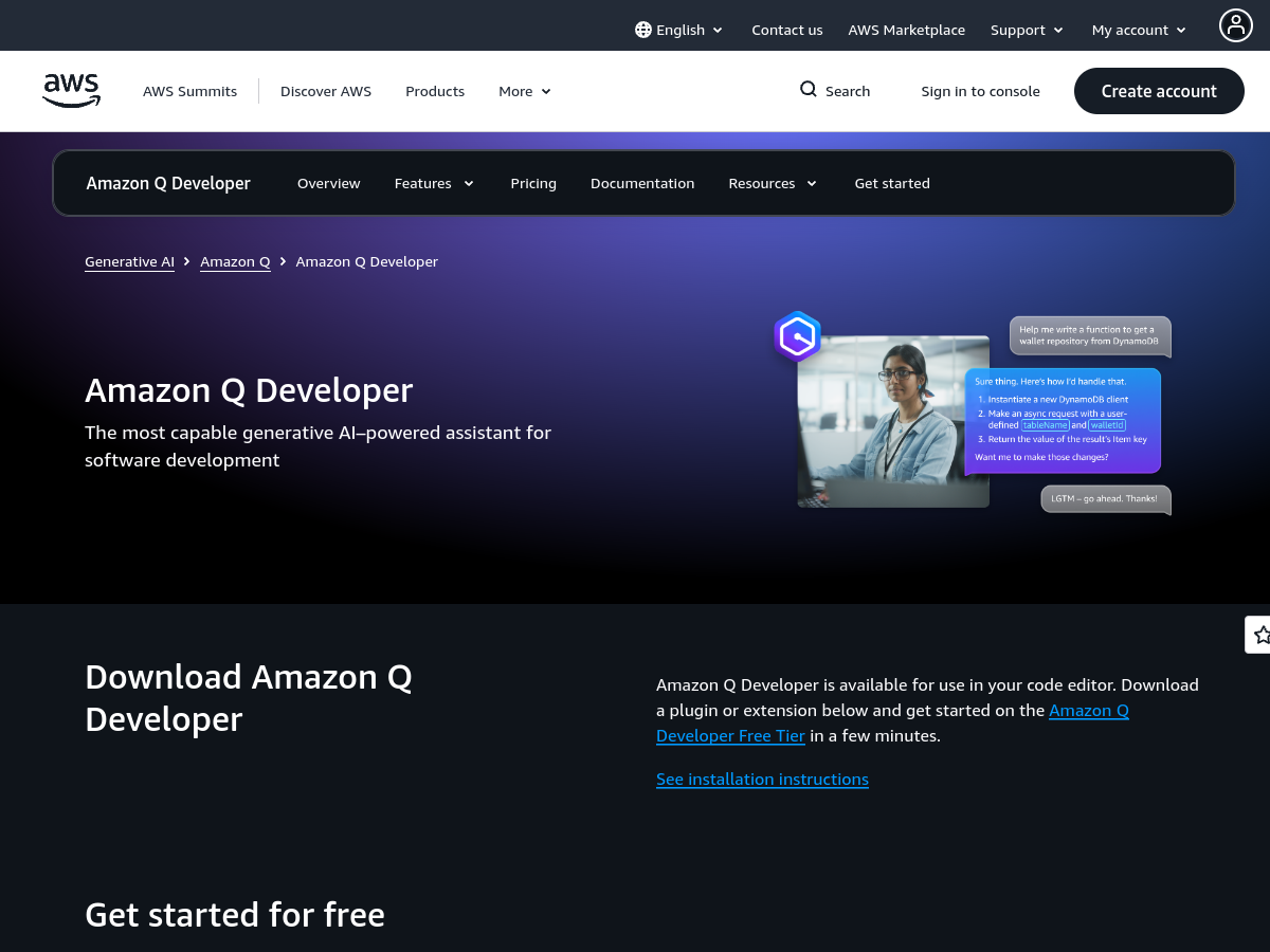 Amazon Q Developer Official Preview