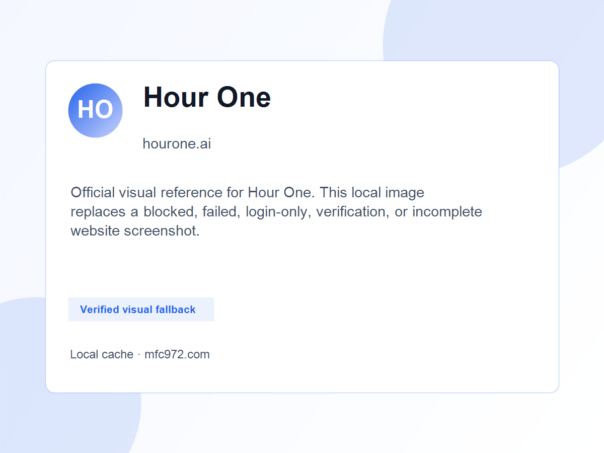 Hour One Official Preview