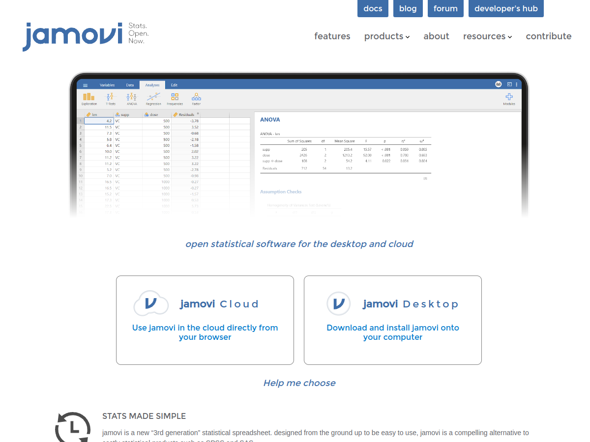 Jamovi Official Preview