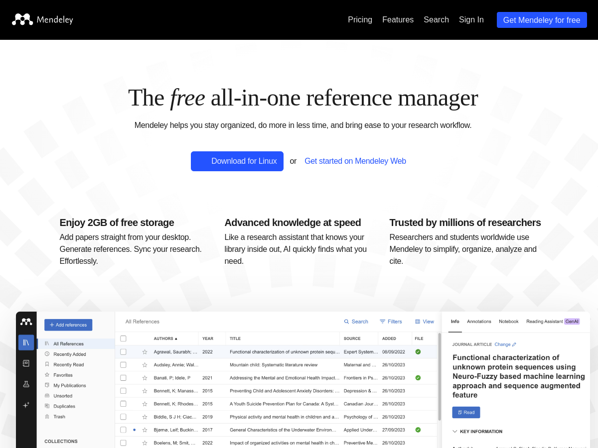 Mendeley Official Preview