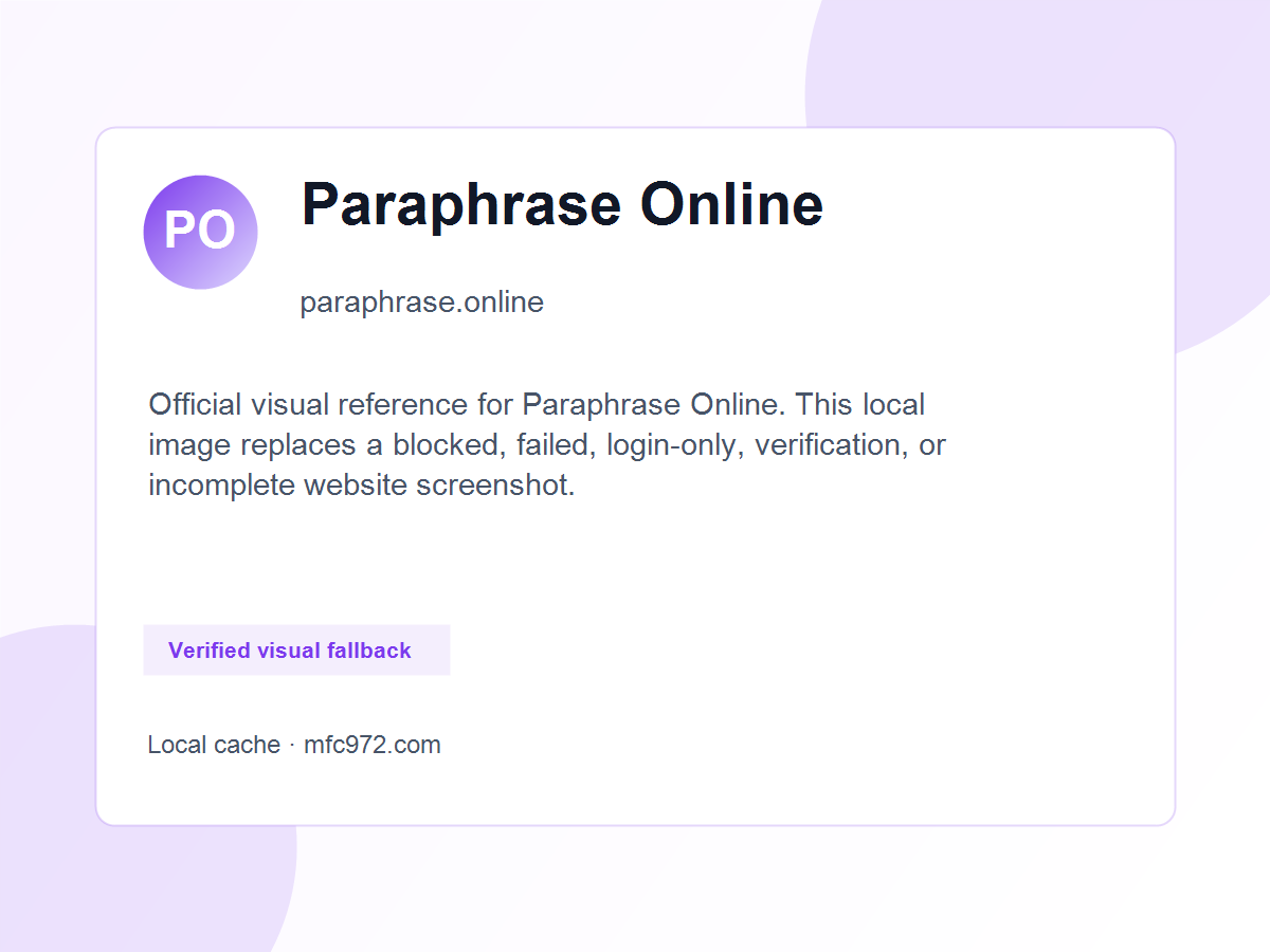 Paraphrase Online Official Preview