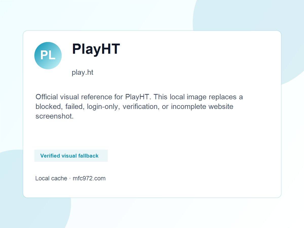 PlayHT Official Preview