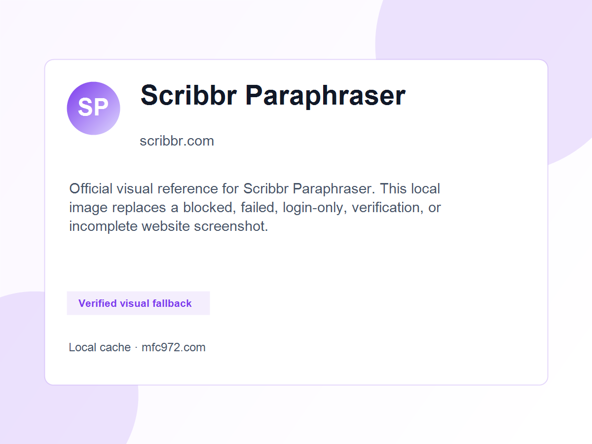 Scribbr Paraphraser Official Preview